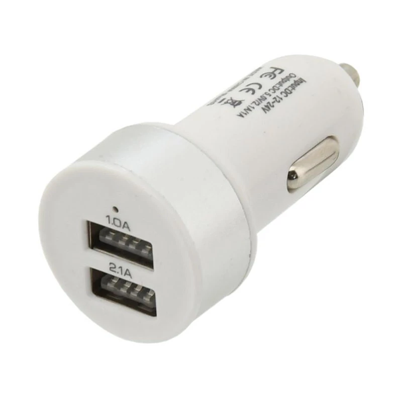 Auto USB adapter – 2 porta, za upaljač od 12/24V, izlaz 5V/2100mA – 07406