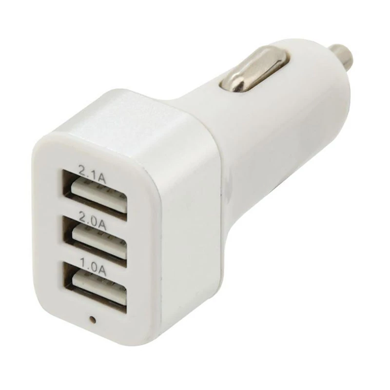 Auto USB adapter – 3 porta, za upaljač od 12/24V, izlaz 5V/2100mA – 07407