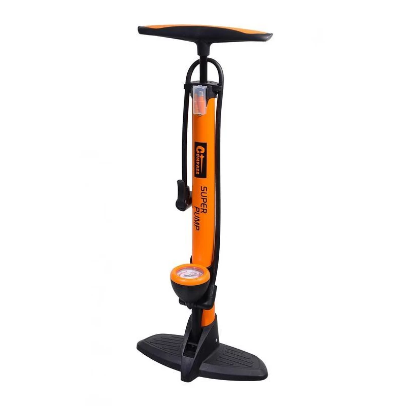 SUPER PUMP Ručna pumpa s manometrom – 530 × 38 mm – 09148