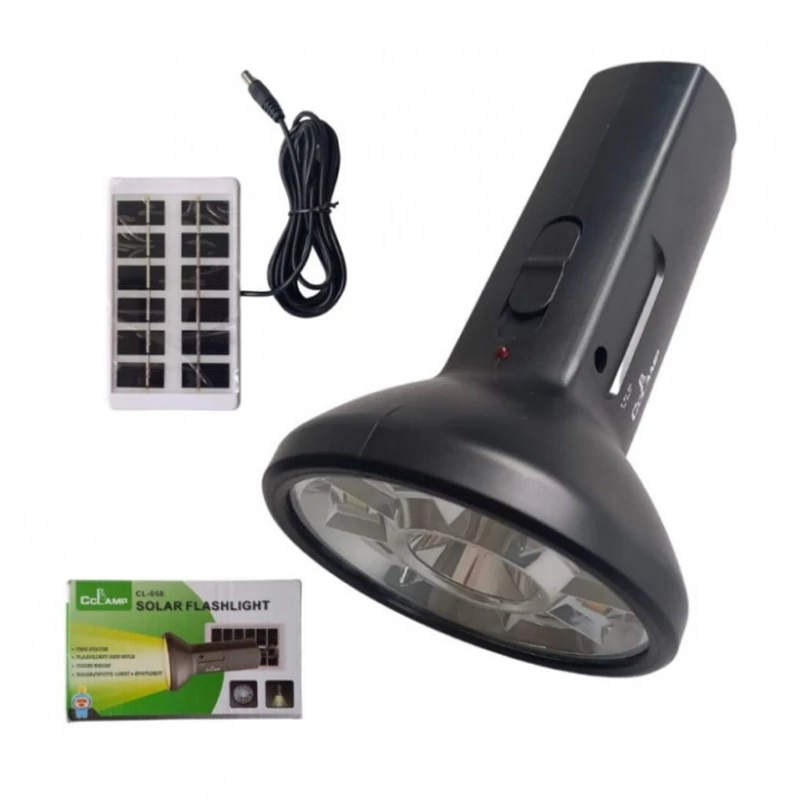 Punjiva LED svjetiljka sa solarnim punjenjem CCLAMP CL-058 619538
