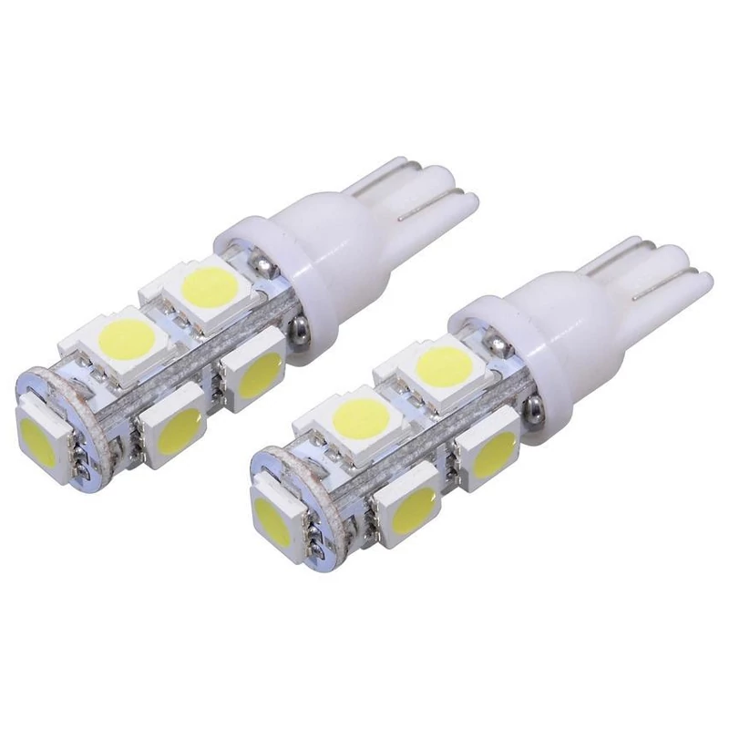 LED auto žarulja 9 SUPER LED – 12V T10, bijela (set od 2 komada) 33719