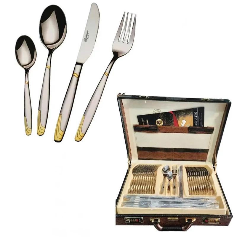 Bachmayer BM-7258 – Set pribora za jelo od 72 dijela za 12 osoba, u elegantnom kovčegu