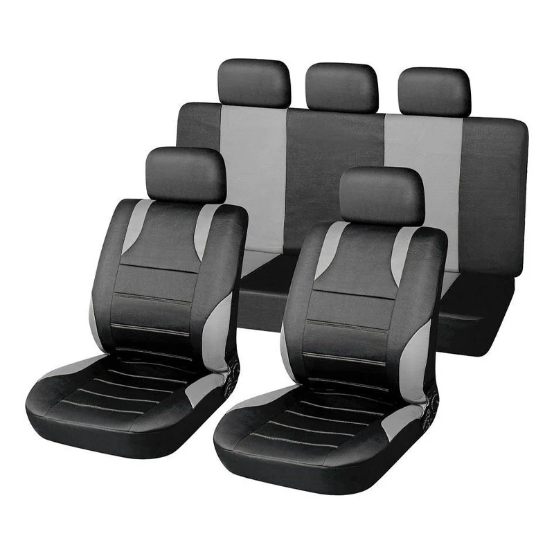 SPORT AIRBAG set presvlaka za autosjedala – 9-dijelni, sivi 31674