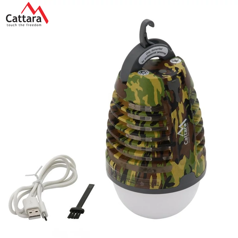 CATTARA PEAR ARMY punjiva svjetiljka + UV zamka za insekte, vodootporna – 13179