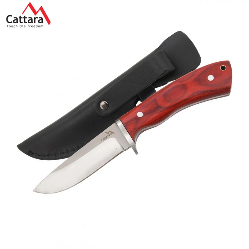 CATTARA TRAPPER bodež – 21 cm – s kožnom futrolom 13255