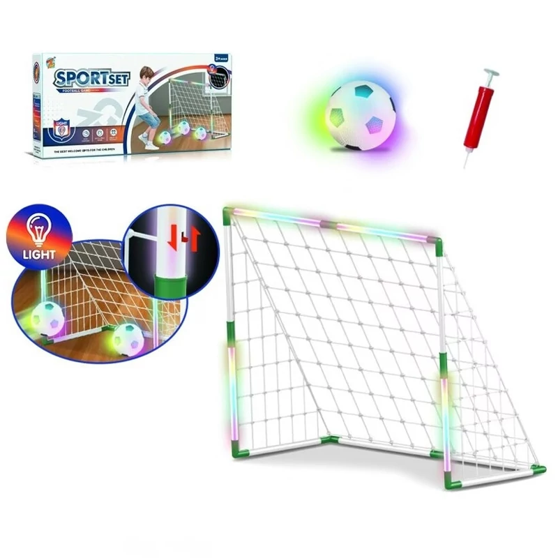 Nogometni set s osvjetljenjem – 88 × 68 cm – 047354