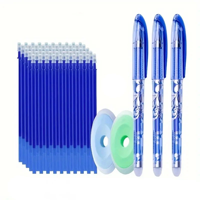 Set od 35 komada – Izbrisive gel olovke: 30 punjenja + 3 olovke + 2 gumice AG92107