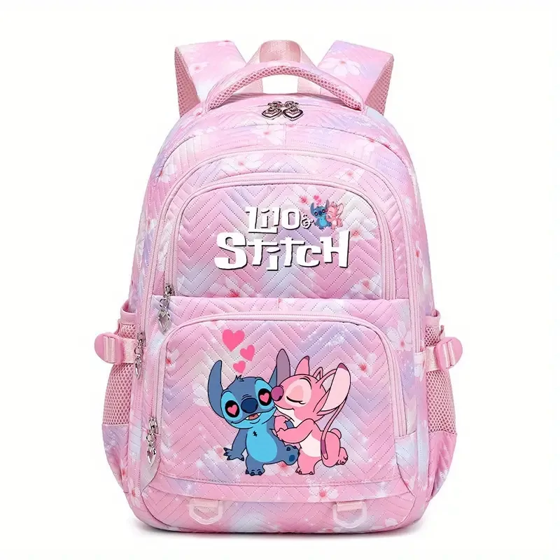 Disney Stitch ergonomski ruksak – Ružičasti, velikog kapaciteta TU2471073