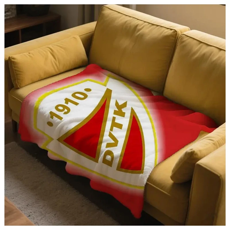 DVTK deka s grbom – s logom 1910, od mekanog flanela 80 × 120 cm UB3975645
