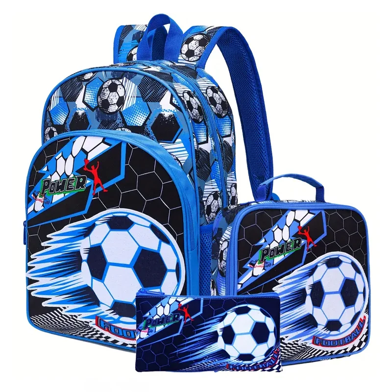 Trodijelni školski set s nogometnim motivom – za dječake – EL3681211