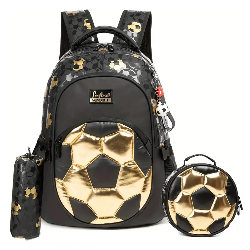 3-dijelni dječji nogometni set torbi – školski ruksak, torba i pernica – MK929442