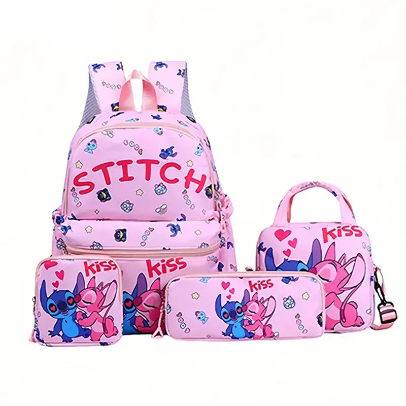 Disney Stitch 4-dijelni Set Ruksaka – Rozi QK2644948-P