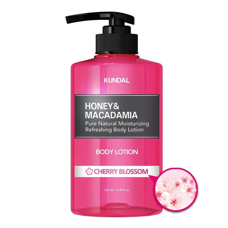 KUNDAL Honey&Macadamia Losion za tijelo Cvat trešnje 500 ml 40029