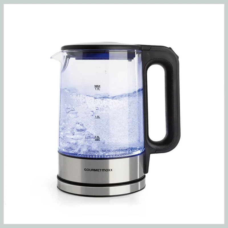 GOURMETMAXX bežični stakleni kuhalo za vodu 1,7L 2200W DS12053-L