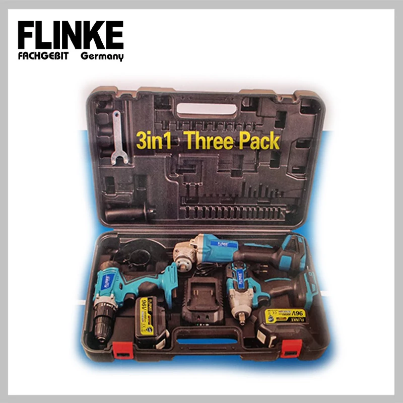 Flinke 96V 3-u-1 akumulatorski set alata FK-8046