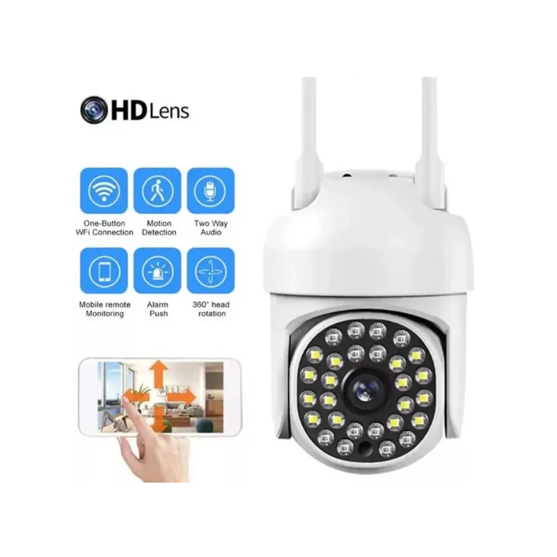 Jortan WiFi IP inteligentna kamera, 8 LED, u boji - JT-8161QJ