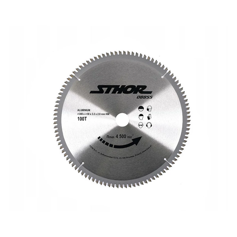 STHOR Pila Disk za Aluminijum 300 x 30 x 2,0 mm / 100T TO-08855